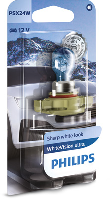 Bec proiector PSX24W PG20/7 12 V, White Vision Ultra PHILIPS 12276WVUB1 Bec proiector PSX24W PG20/7 12 V, White Vision Ultra PHILIPS 12276WVUB1 – imagine produs