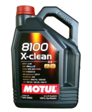 Ulei motor MOTUL 8100 X-CLEAN 5W40, volum 4 litri, full sintetic – imagine produs