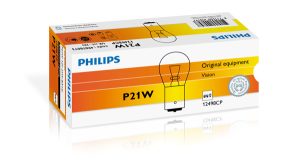 Bec semnalizare P21W 12 V, BA15s, PHILIPS 12498CP – imagine produs