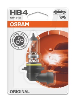 Bec far faza lunga 12 V, HB4 51 W, original, blister, 1 bucata, OSRAM 9006-1BL – imagine produs