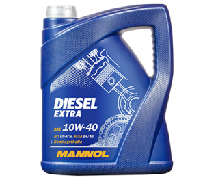Ulei motor MANNOL Diesel Extra 10W40 MN7504-5, volum 5 litri, semi sintetic – imagine produs