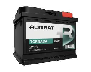 Baterie auto ROMBAT TORNADA 5603520054RB, tensiune 12 V, amperaj 60 Ah, curent pornire 540 A, borna normala dreapta + – AutoRival | AutoRival