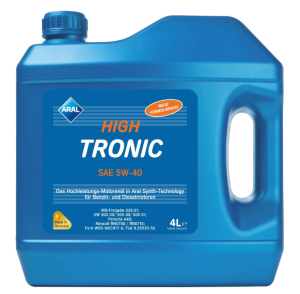Ulei motor ARAL HighTronic 5W40 154FE7, volum 4 litri, sintetic – imagine produs