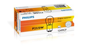 Bec frana sferic, P21/5W 12 V, BAY15d, PHILIPS 12499CP – imagine produs