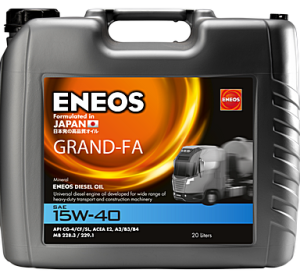 Ulei motor ENEOS GRAND-FA 15W40 E.GFA15W40/20, volum 20 litri, mineral – imagine produs