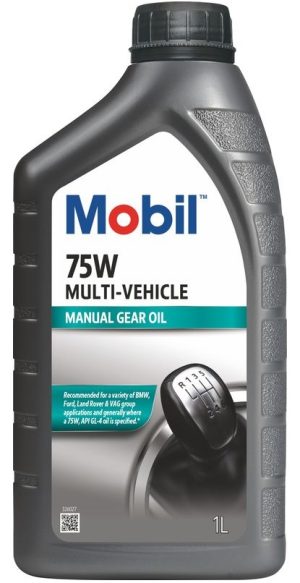Ulei pentru cutie viteze manuala MOBIL 75W Multi-Vehicle, volum 1 litru Ulei pentru cutie viteze manuala MOBIL 75W Multi-Vehicle, volum 1 litru – imagine produs