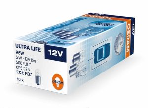 Bec auto semnalizator 12 V, R10W, BA15s, original, OSRAM 5008 – imagine produs