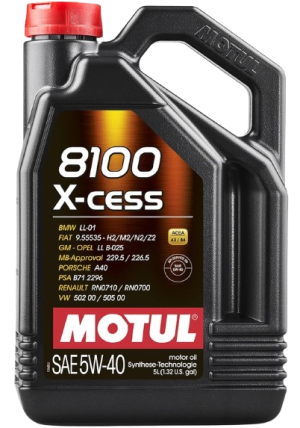 Ulei motor MOTUL 8100 X-CESS 5W40, volum 5 litri, sintetic – imagine produs