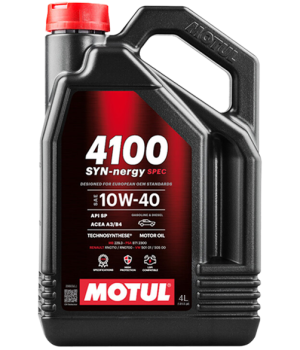 Ulei motor MOTUL 4100 SYN-nergy SPEC 10W40, volum 4 litri, sintetic Ulei motor MOTUL 4100 SYN-nergy SPEC 10W40, volum 4 litri, sintetic – imagine produs