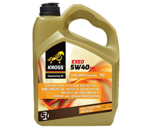 Ulei motor KROSS EXEO 5W40 TDI P01031-KRO005, volum 5 litri, sintetic – imagine produs