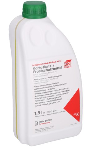 Antigel diluat FEBI BILSTEIN 26580, volum 1.5 litri, verde – imagine produs