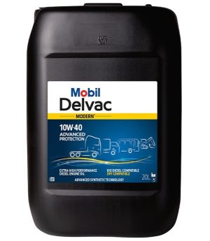 Ulei motor MOBIL DELVAC MODERN 10W40 Advanced Protection 157068, volum 20 litri, sintetic – imagine produs