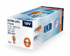 Bec semnalizator 12 V, PY21W Ultra Life, OSRAM 7507ULT – imagine produs