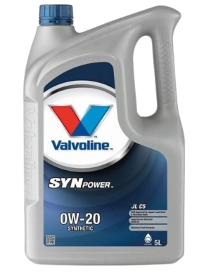 Ulei motor VALVOLINE SYNPOWER JL C5 0W20 V020SPJLC5/5, volum 5 litri, sintetic – imagine produs