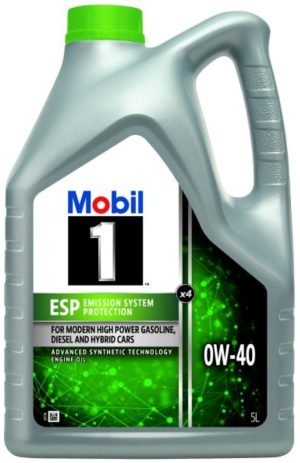 Ulei motor MOBIL 1 ESP X4 0W40 157814, volum 5 litri, sintetic – imagine produs