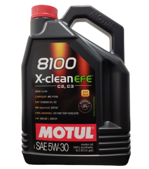 Ulei motor MOTUL 8100 X-CLEAN EFE 5W30, volum 4 litri, sintetic – imagine produs