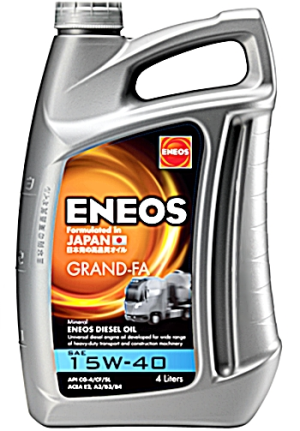 Ulei motor ENEOS GRAND-FA 15W40 E.GFA15W40/4, volum 4 litri, mineral – imagine produs