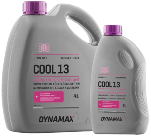 Antigel concentrat DYNAMAX Ultra G13, culoare roz, volum 1 litru – imagine produs