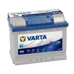 Baterie auto VARTA Blue Dynamic Start-Stop EFB N60 560500064 D842, 12 V, 60 Ah, 640 A, 242x175x190 mm – AutoRival | AutoRival