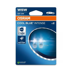 Set 2 becuri semnalizator 12 V, W5W, OSRAM COOL BLUE INTENSE 2825CBN-2BL Set 2 becuri semnalizator 12 V, W5W, OSRAM COOL BLUE INTENSE 2825CBN-2BL – imagine produs