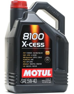 Ulei motor MOTUL 8100 X-CESS 5W40, volum 4 litri, full sintetic – imagine produs