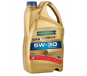 Ulei motor RAVENOL DXG USVO Promo 4+1 5W30 1111124-A05, volum 5 litri, sintetic – imagine produs