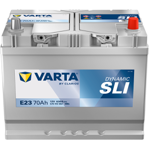 Baterie auto VARTA Dynamic SLI E23 570412063K262, 12 V, 70 Ah, 630 A, Asia, borna normala, 261x175x220 mm – AutoRival | AutoRival