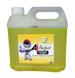 Antigel concentrat AI PERFECT tip Renault 100AIPR3, galben, volum 3 litri, raport diluare 1:1, temperatura minima acceptata -37 Celsius – imagine produs
