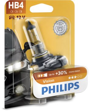 Bec far principal HB4 12 V, P22D 51W, blister, Vision PHILIPS 9006PRB1 – imagine produs