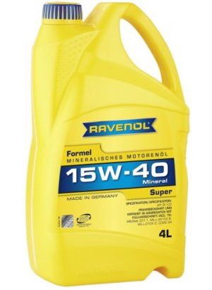 Ulei motor RAVENOL Formel Super 15W40 1113115-004, volum 4 litri, mineral – imagine produs