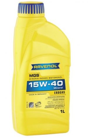 Ulei motor RAVENOL MGS Gasmotor 15W40 1133100-001, multigrad, volum 1 litru, mineral – imagine produs