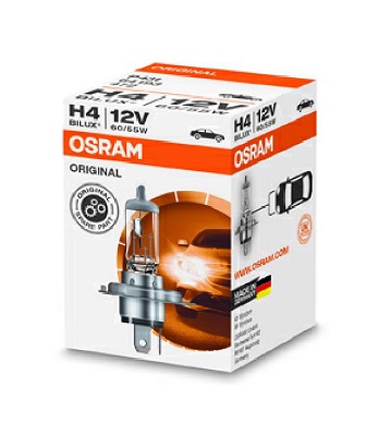 Bec far faza lunga 12 V, H4 60/55 W, original, OSRAM 64193 Bec far faza lunga 12 V, H4 60/55 W, original, OSRAM 64193 – imagine produs