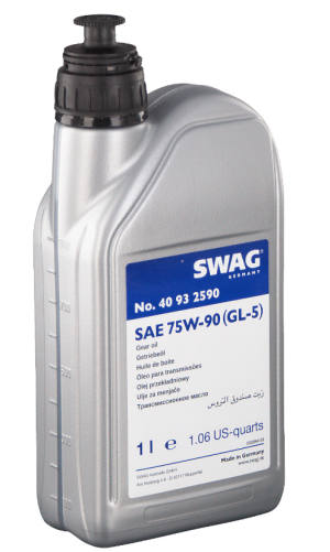 Ulei pentru angrenaje cutie transfer SWAG GL-5 40 93 2590 75W90, volum 1 litru, culoare galben – imagine produs
