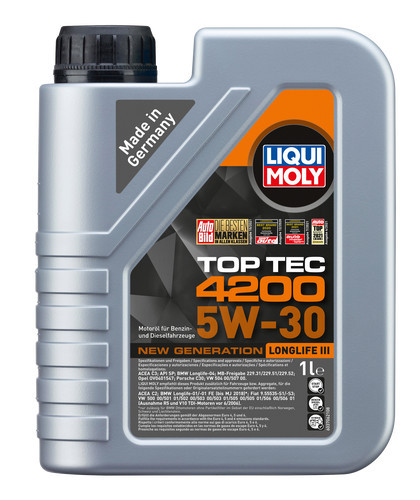 Ulei motor LIQUI MOLY Top Tec 4200 5W30 8972, volum 1 litru, sintetic Ulei motor LIQUI MOLY Top Tec 4200 5W30 8972, volum 1 litru, sintetic – imagine produs