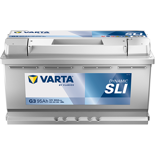 Baterie auto VARTA Dynamic SLI G3 595402080K262, 12 V, 95 Ah, 800 A, 353x175x190 mm Baterie auto VARTA Dynamic SLI G3 595402080K262, 12 V, 95 Ah, 800 A, 353x175x190 mm – imagine produs