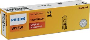 Bec fara soclu WY5W 12 V, set 10 bucati, PHILIPS 12396NACP – imagine produs