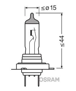 Bec far faza lunga OSRAM 64210NL, H7, 12V, 55W, 4050K, halogen Bec far faza lunga OSRAM 64210NL, H7, 12V, 55W, 4050K, halogen – imagine produs