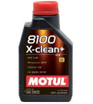 Ulei motor MOTUL 8100 X-CLEAN+ 5W30, volum 1 litru, sintetic – imagine produs
