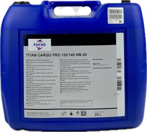 Ulei motor FUCHS TITAN CARGO PRO 0W20, volum 20 litri – imagine produs