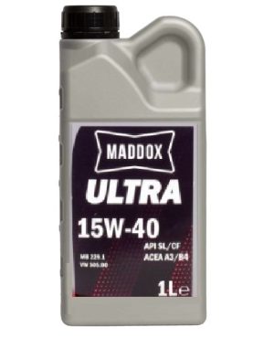 Ulei motor MADDOX ULTRA 15W40 A3/B4 MDXU1540A3B4/1, volum 1 litru, sintetic – imagine produs
