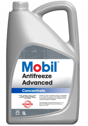 Antigel MOBIL ANTIFREEZE ADVANCED G12, rosu/roz, volum 5 litri – imagine produs