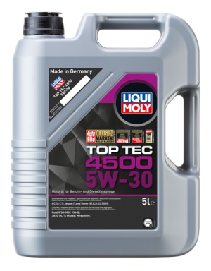 Ulei motor LIQUI MOLY Top Tec 4500 5W30 2318, ACEA C1-08, volum 5 litri, sintetic Ulei motor LIQUI MOLY Top Tec 4500 5W30 2318, ACEA C1-08, volum 5 litri, sintetic – imagine produs