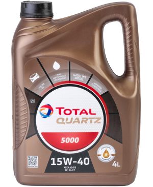 Ulei motor TOTAL Quartz 5000 15W40 216566, volum 4 litri, sintetic – imagine produs