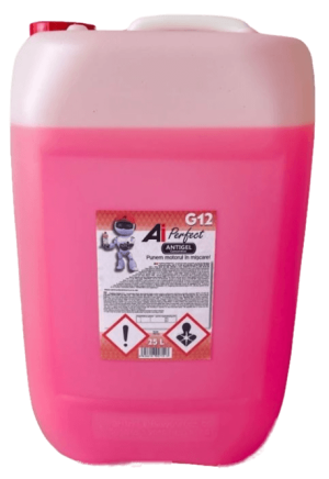 Antigel concentrat AI PERFECT G12 100AIPG1225, roz, volum 25 litri, raport diluare 1:1, temperatura minima acceptata -32 Celsius – imagine produs