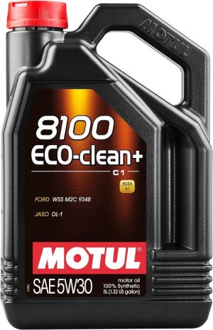 Ulei motor MOTUL 8100 ECO-CLEAN+ 5W30 101584, volum 5 litri, sintetic – imagine produs