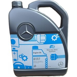 Ulei motor MERCEDES BENZ MB229.51 5W30, volum 5 litri, sintetic Ulei motor MERCEDES BENZ MB229.51 5W30, volum 5 litri, sintetic – imagine produs