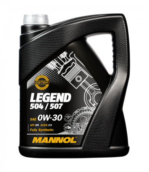 Ulei motor MANNOL Legend 504/507 0W30 MN7730-5, volum 5 litri, sintetic – imagine produs