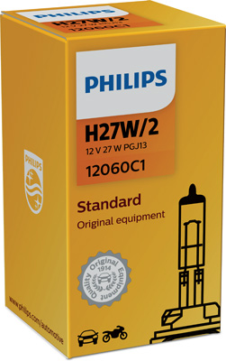 Bec proiector H27W/2 12 V, PGJ13 Vision PHILIPS 12060C1 – imagine produs