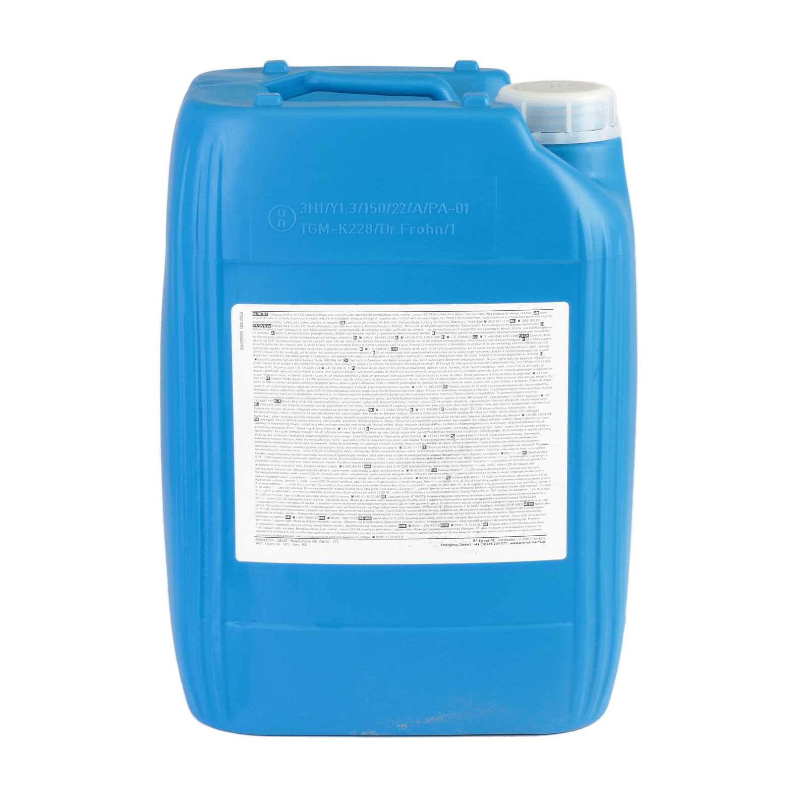 Ulei motor ARAL MegaTurboral 10W40 1554EF, volum 20 litri Ulei motor ARAL MegaTurboral 10W40 1554EF, volum 20 litri – imagine produs