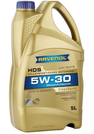 Ulei motor RAVENOL HDS 5W30 1111121-005, volum 5 litri, sintetic – imagine produs
